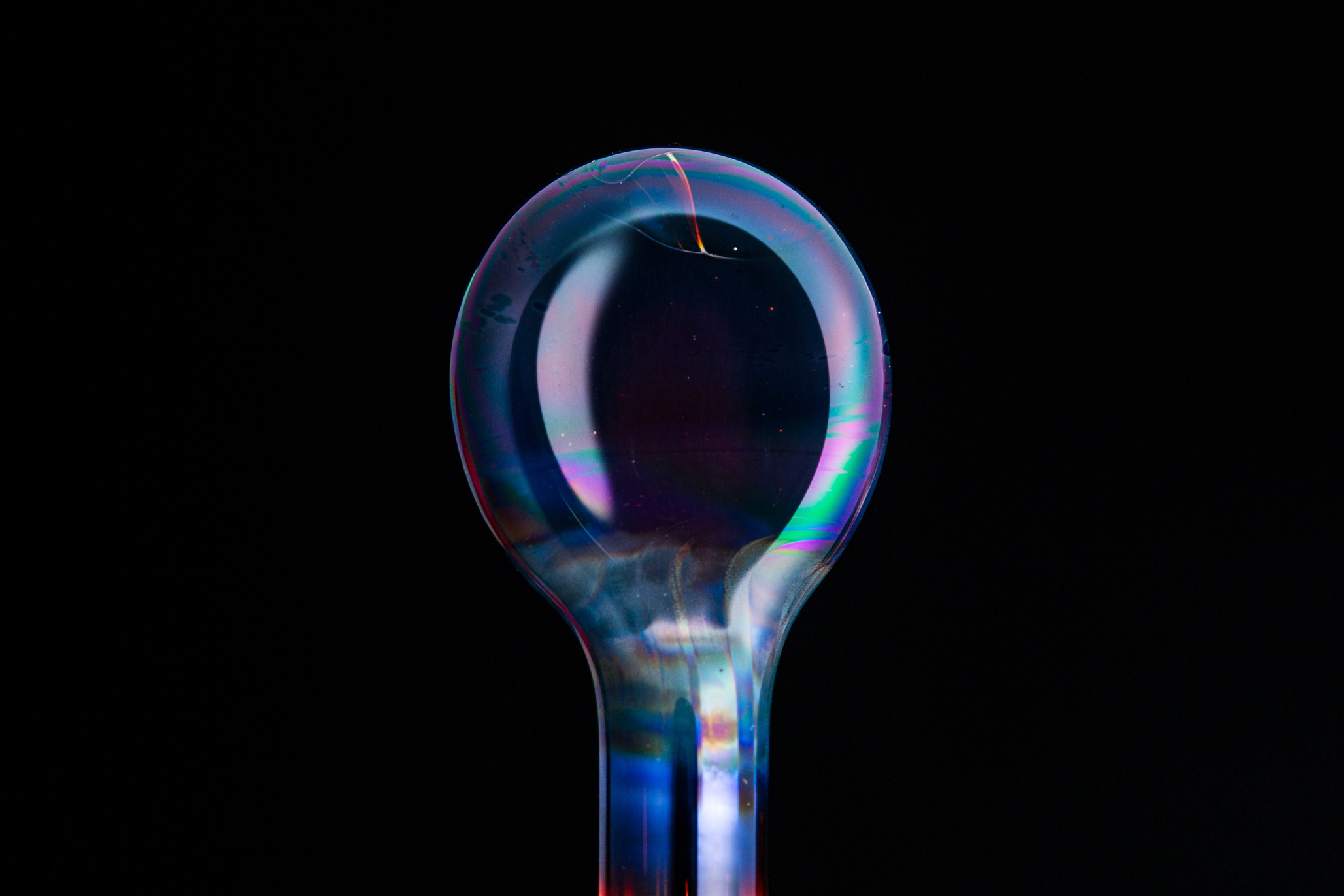 Double Amber Purple Glass